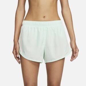 NIKE • White Dri-Fit Tempo Race Lined Running Athletic Shorts